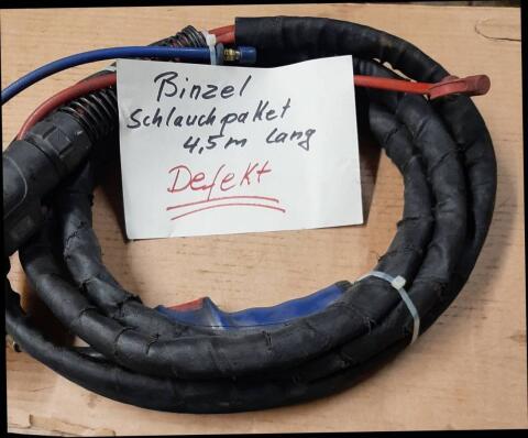 Defektes Schlauchpaket von Binzel