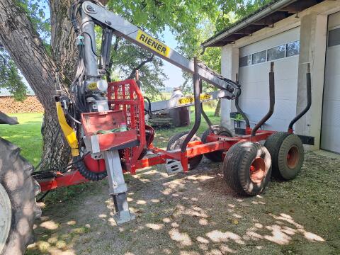 Rückewagen Forstanhänger Lasco Riener, Forest Master