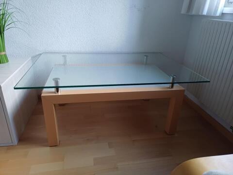 Couchtisch, Glastisch, Beistelltisch, Tisch