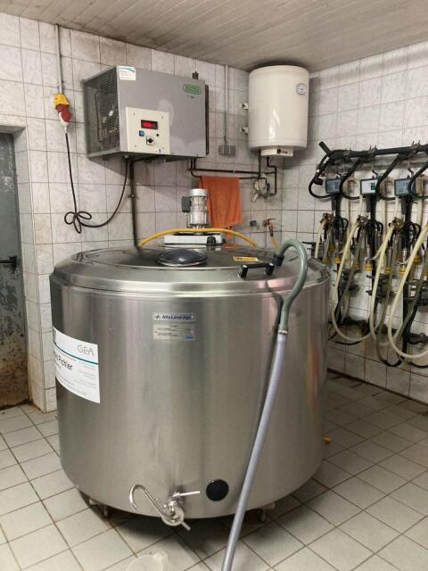 Milchtank Delaval 1.030 l