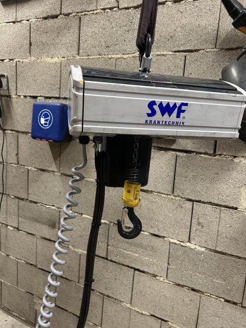 SWF Kettenzug 500 kg Werkstattkran Demag Konecranes Abus
