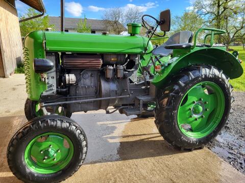 Steyr 180a + Anhänger für Personentransport, Druckluftanlage
