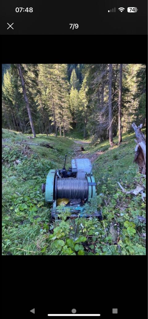 Schlittenwinde 2,5 Nessler