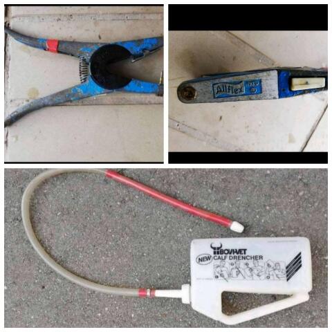 Drencher BOVI-Vet und Ohrmarkenzange Allflex
