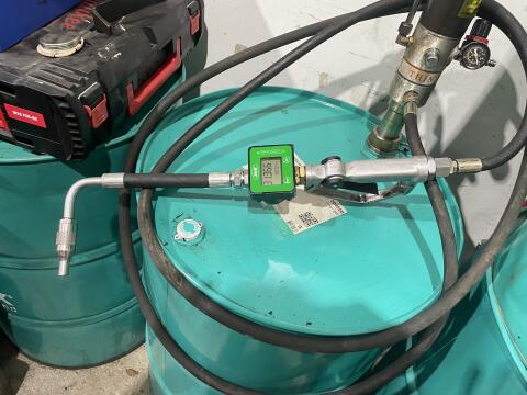 Fasspumpe 200 l/60 l Fass inkl. Zählwerk