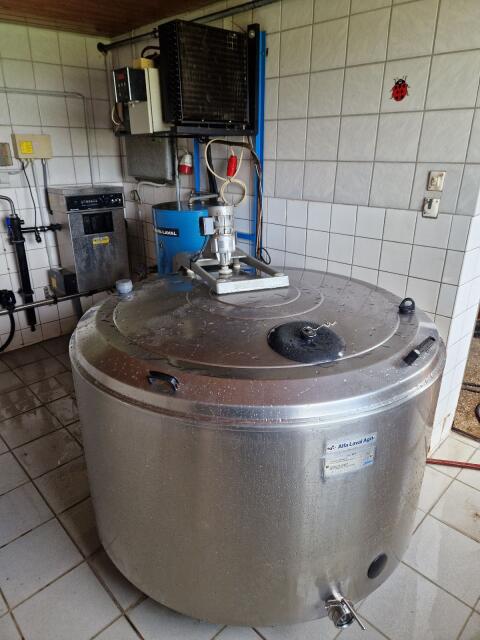 Milchtank mit Kühlung und Wärmerückgewinnung