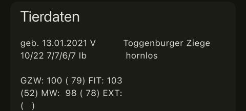 Verkaufe Toggenburger Bock
