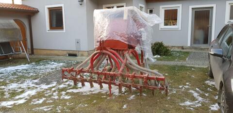 Knoblauch Bohnen Käferbohnen Sämaschine