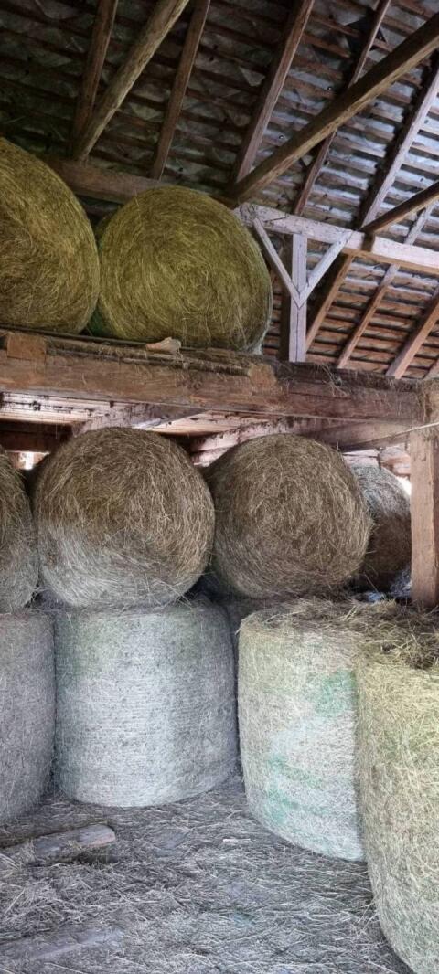 Heuballen und Grummetballen aus Naturschutzflächen