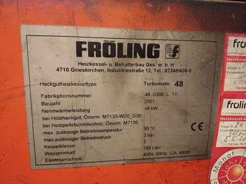 Fröling Hackschnitzelofen