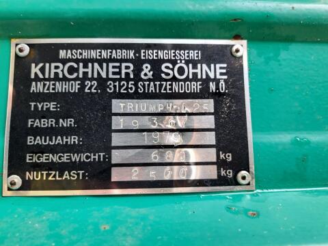Miststreuer Kirchner Triumph L25