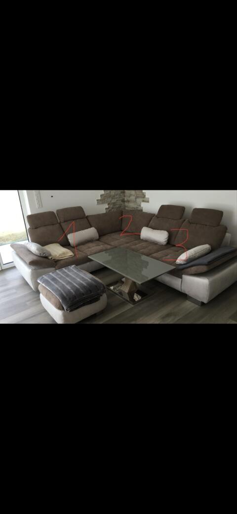 Wohnlandschaft inkl. Bettfunktion