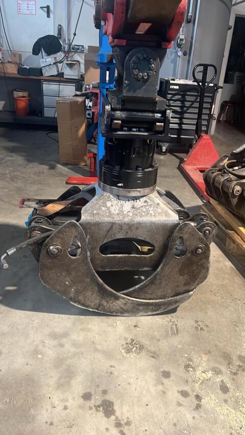 Holzzange mit Festanbaurotator