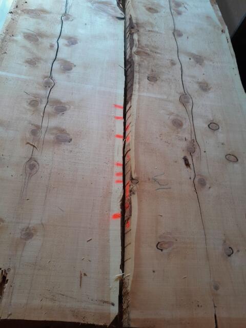 Zirbenholz Pfosten 5 cm, 4 m lang