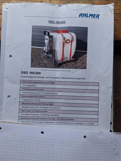 Dosieranlage DSG 160/200