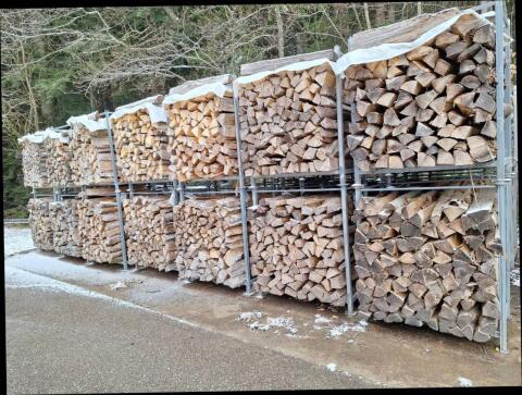 Eschen Brennholz trocken