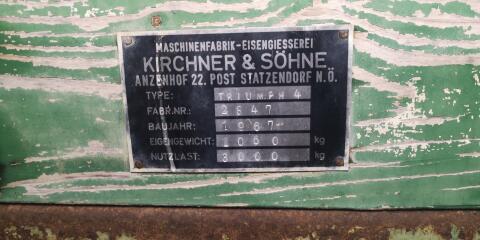 3 t Miststreuer mit GW