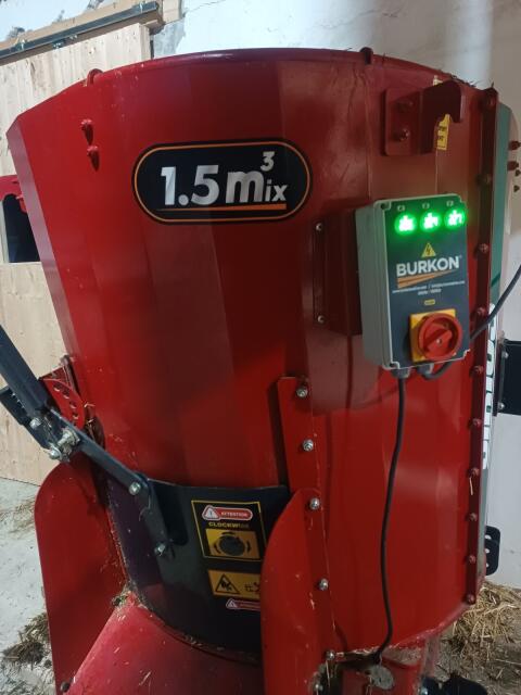 Futtermischer Stationär Burkon 1,5m³ 5,5 kW
