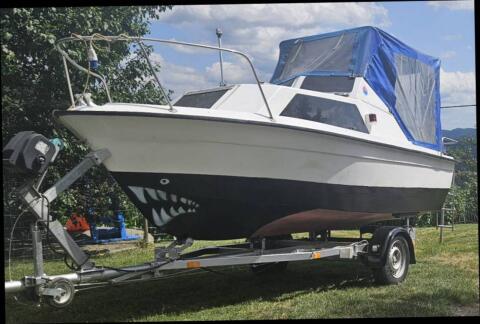 Boot Elektro-Benzin Außenborder