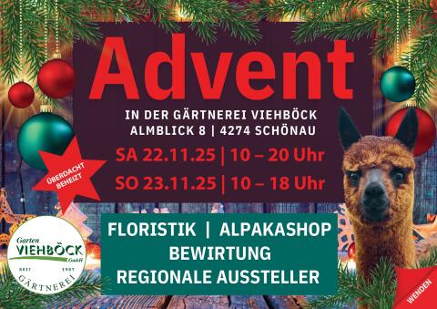 Alpaka-Weihnachtsausstellung in der Gärtnerei
