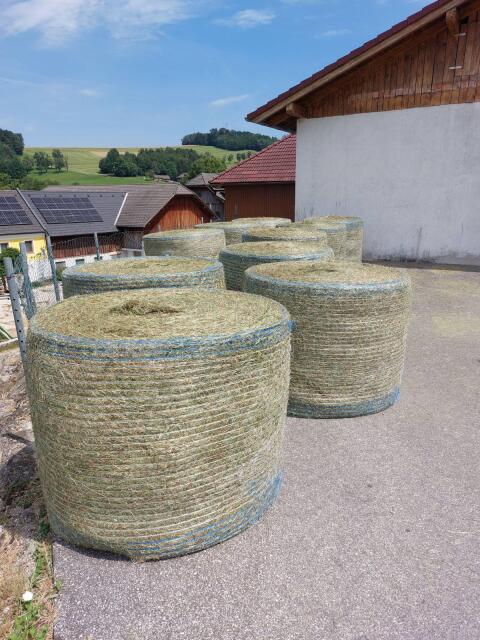 Verkaufe belüftete Heurundballen