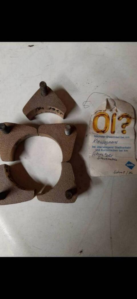 Segmenthalter Messing für Schmotzer Schrotmühle