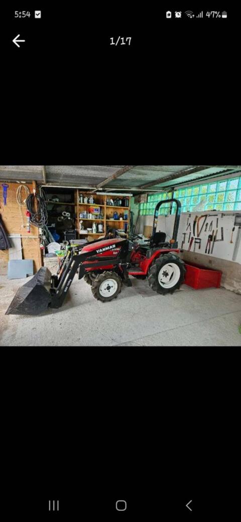 Kleintraktor Set, 4 Anbauteile, Yanmar