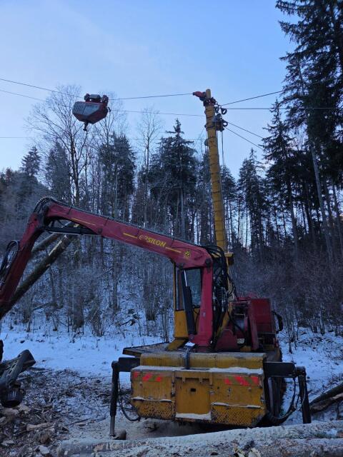 Gebirgsharvester / Holzerntemaschine K501-4