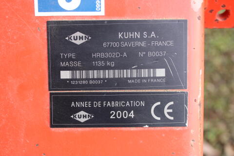 Kuhn HRB 302D-A