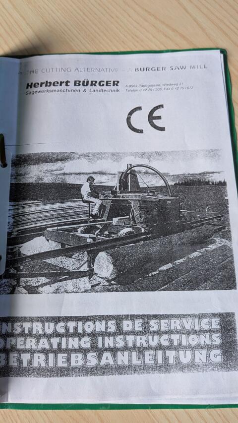 Mobiles Sägewerk Bürger HS700