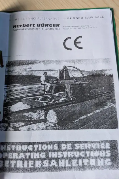 Mobiles Sägewerk Bürger HS700