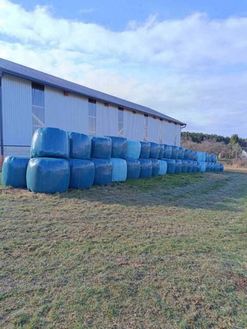 Grassilage-Ballen, tauschen gegen Stroh