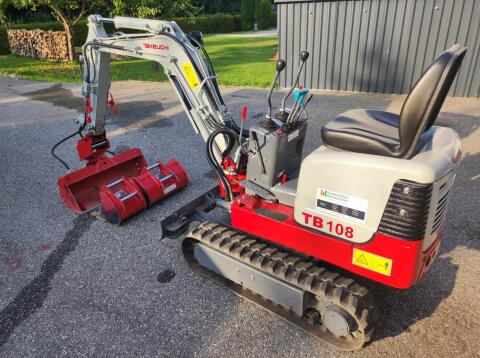 Takeuchi TB 108 Minibagger Martin Löffelpaket