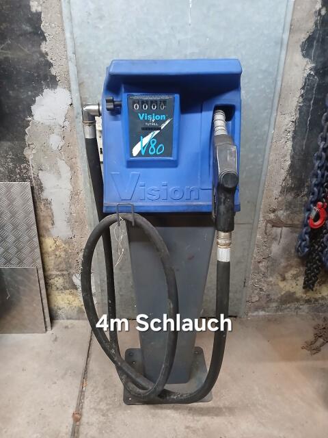 Zapfsäule 72l/min    4m Schlauch. Dieselzapfsäule