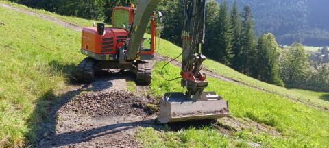 Bagger Schaeff Terex tc85