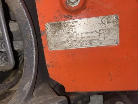 Kubota KX016-4 Minibagger – Kabine – 1400h – 3 Schaufeln