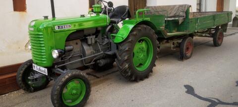 Steyr 180a mit Anhänger