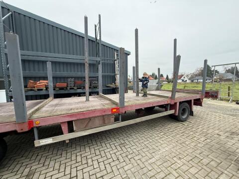 Blumhardt Plattformanhänger,Steckrungen,Ladestütze ausziehba