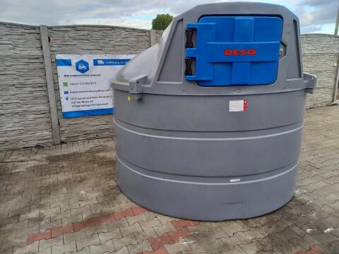 Tankstelle 5000L Tank Dieseltank k600 mit Pumpe 72l/min. Neu