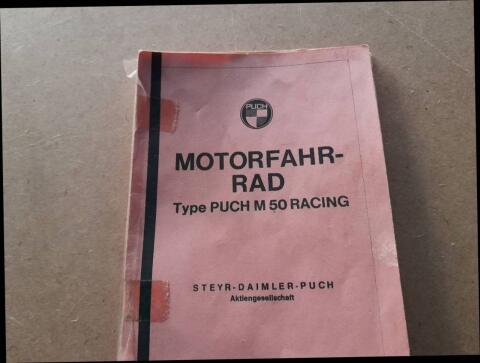 Puch M 50 Racing, Typenschein, Moped-Papiere
