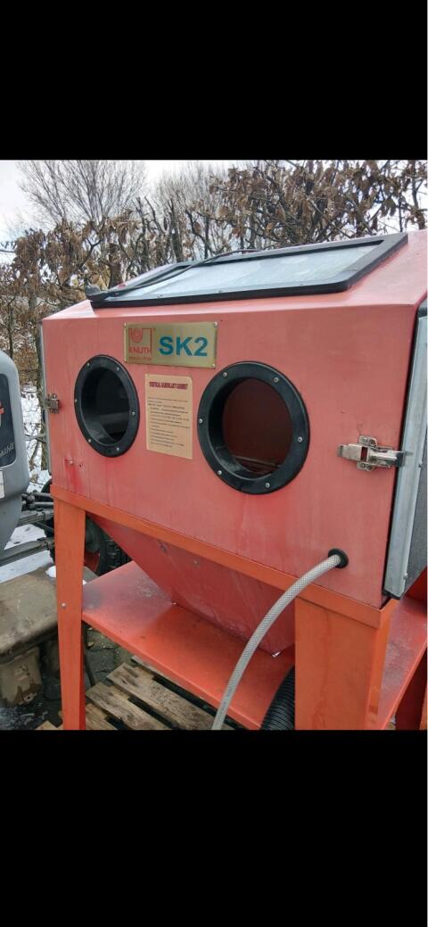 Sandstrahlkabine Sand strahlen Kabine