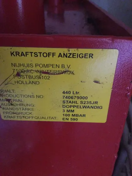 Öl- oder Dieseltank