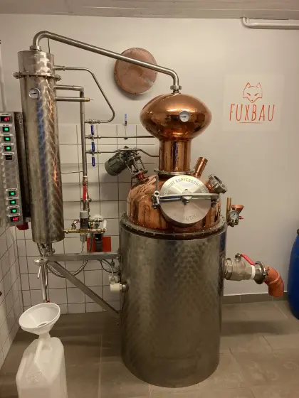 Destillieranlage/ Schnapsbrennkessel 148 Liter