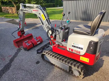 Takeuchi TB 108 Minibagger Martin Löffelpaket