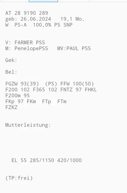 Bio Pustertaler Sprinzen Kalbin
