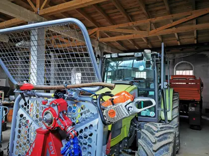 Forstseilwinde EGV 65 AHK (SG) ZS Front & Heck 2.05m