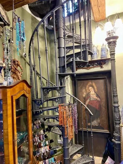 Wendeltreppe Gusseisen Spindeltreppe