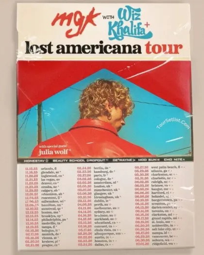 4 Machine Gun Kelly Karten für Mittwoch in Wien