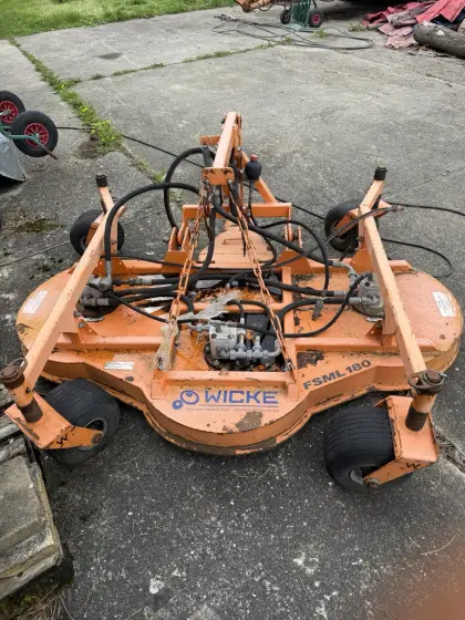 Mähdeck Wicke FSML 180 Hydraulik Antrieb