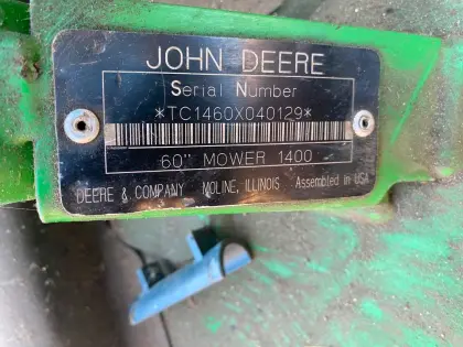 John Deere 7 Iron Pro 60 mower Deck